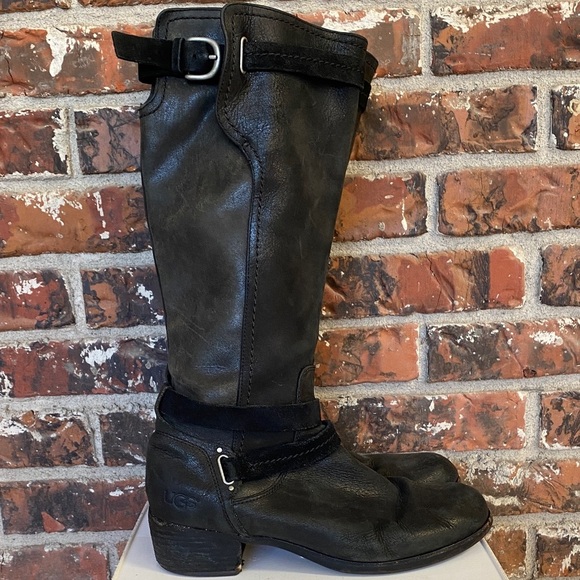 Ugg leather boots, riding boots - Picture 1 of 12